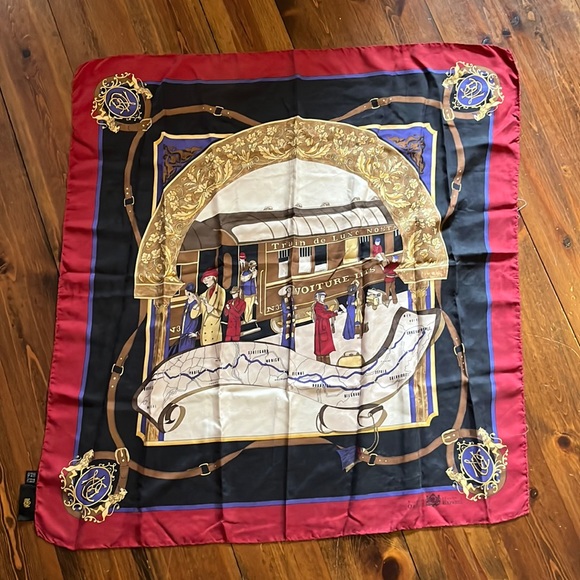 Istanbul Express 100% Silk Scarf - Picture 1 of 5